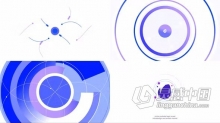 AE模板-圆圈圆形标志动画企业活动公司开业片头介绍AE模板下载