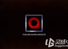 粒子火焰Logo演绎动画AE模板 Videohive Flame Logo