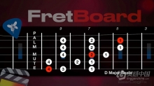 FCPX插件-可视化音乐指板调频调音指示工具 FretBoard 汉化中文版