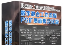 Raya Pro PS最终数字混合工作流程扩展面板汉化版 附视频教程