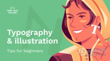 AI初学者2D插图版式设计视频教程 Typography & Illustration: Tips For Beginners