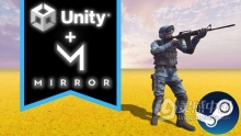 Unity多人FPS游戏制作配合使用Steam与Mirror库视频教程