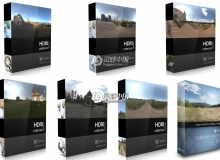 70幅超大360度全景HDRI环境贴图合集 CGAxis HDRI Maps Collection Volume 1-7