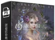 俄罗斯大神Cornacchia超现实童话艺术作品PS唯美人像修饰视频教程