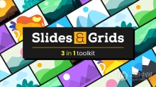 创建动态网格幻灯片视频墙展示动画脚本工具AE脚本 Slides & Grids v1.2.0 +使用教程