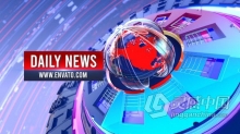 AE模板-现代高科技电视广播新闻节目开场白 Broadcast Daily News Opener