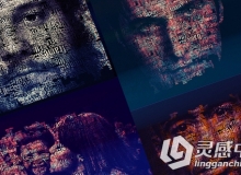 字母文字具象化演绎动画AE模板 Videohive Wordle