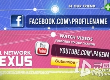 社交网络包装动画展示AE模板 Videohive Social Network cs5