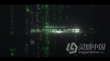 AE模板-人工智能计算机代码数字矩阵化技术标题工程文件下载