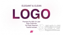 PR模板-优雅简洁企业品牌LOGO标志动画 Elegant Clean Logo for Premiere Pro