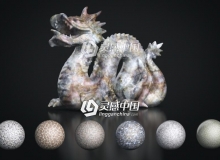 6组C4D大理石材质 Cinema 4D Marble Textures 01