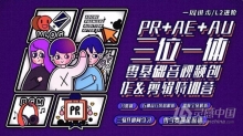 Premiere剪辑进阶PR+AE+AU综合深化视频创作系统训练中文视频教程