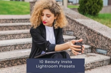 Insta风格美容人像Lightroom预设 10 Beauty Insta Lightroom Presets