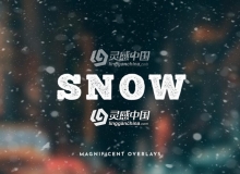 20张高清冬季雪花叠加合成背景素材 20 Magnificent Overlays: Snow