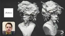 ZBrush个性角色半身像数字雕刻实例制作视频教程