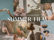 夏季复古胶片模拟Lightroom预设 Summer Film Look Lightroom Presets