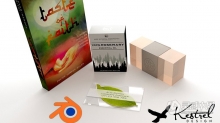 Blender平面设计师产品3D化设计入门训练视频教程 中文字幕