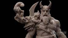 Zbrush高精度游戏角色雕刻完整制作流程视频教程