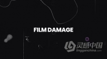 胶片损坏演示25个动画叠加覆盖层AE模板下载 Film Damage Overlays