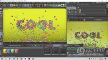 C4D与Octane球形填充文本动画制作视频教程