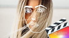 FCPX插件-Disclosure Face Effect FCPX插件15种手绘脸部表情添加线条效果