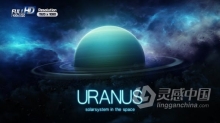视频素材 在太空天王星飞行天文学动画动态背景素材视频素材下载