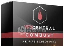 4K高清爆炸火焰粉尘视频素材 Combust 4K Fire Explosions Pack