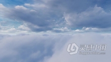 视频素材 飞越云层穿过体积云循环动画背景视频素材下载