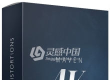 Lens Distortions Maven 4K 90个4K唯美镜头光斑炫光叠加特效素材