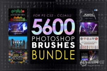 PS笔刷 5673个Photoshop笔刷超级捆绑 Photoshop Brushes Mega Bundle(20GB)