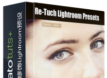 肖像皮肤重塑修饰Lightroom预设 graphicriver Re-Touch Lightroom Presets