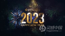 AE模板-2023新年倒计时庆典活动十秒倒数开场片头视频AE模板下载