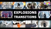 FCPX插件-10组爆炸火焰烟雾波浪扩散转场预设 Realistic Explosions Transitions
