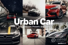 专业汽车摄影调色LR预设LUT预设 Urban Car Lightroom Presets and LUTs