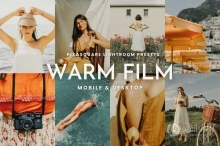 暖调电影胶片效果Lightroom预设 Warm Film Look Lightroom Presets