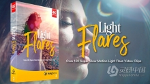 150组闪烁光耀斑光芒光耀4K视频素材合集 150+ Slow Motion Light Flare Clips