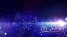 视频素材 繁星点点蓝紫色深空螺旋状星系闪光舞台背景动态壁纸视频素材下载