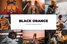 黑橙色电影风光人像Lightroom预设 BLACK ORANGE Lightroom Presets