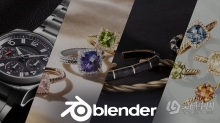 Blender精美珠宝从建模到渲染效果图制作视频教程
