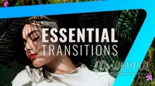 4种不同风格的28种高质量转场过渡PR模板下载 Essential Transitions Pack