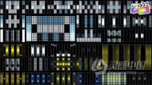 FCPX插件-30个音乐演唱会迪斯科舞厅背景LED闪烁灯光动画 Disco Backgrounds