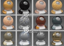 实用vray材质+贴图 SigerShaders Volume 1-6 Vray & Mental Ray C4D材质
