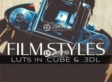 3d LUTs电影风格LUT调色预设 3d LUTs - Film Styles