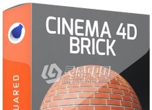 C4D FOR VRAY砖墙材质合集 Motion Squared – V-Ray Brick Texture Pack for C4D