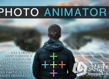 超唯美镜头景深特效动画AE模板V4版 Videohive Photo Animator V4