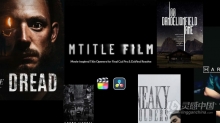 FCPX插件-60种震撼大气好莱坞电影风格文字标题开场动画 motionVFX – mTitle Film