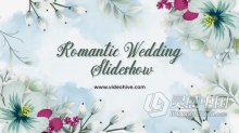 AE模板-清新美丽花卉动画浪漫婚礼相册优雅母亲节照片视频AE模板下载 Romantic Wedding Slideshow